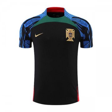 Camiseta de Entrenamiento Portugal 2022-23 Negro