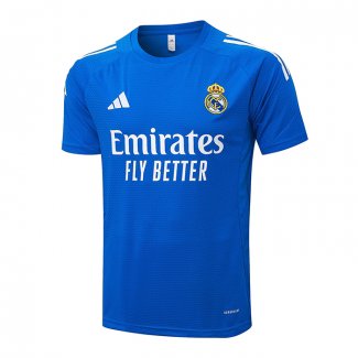 Camiseta de Entrenamiento Real Madrid 25-26 Azul Blanco