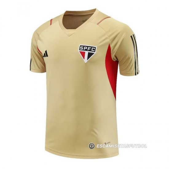 Camiseta de Entrenamiento Sao Paulo 2023-24 Amarillo - Haga un click en la imagen para cerrar
