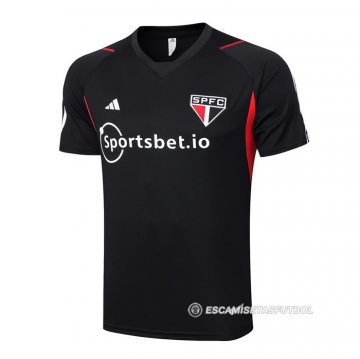 Camiseta de Entrenamiento Sao Paulo 23-24 Negro