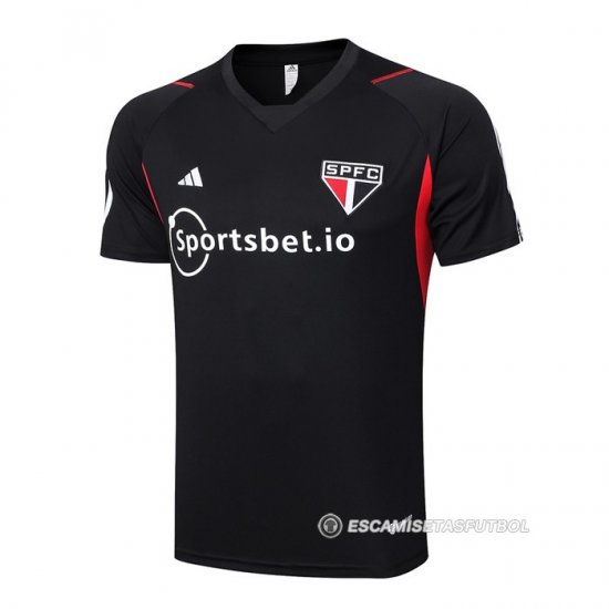 Camiseta de Entrenamiento Sao Paulo 23-24 Negro - Haga un click en la imagen para cerrar