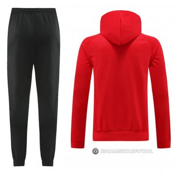 Chandal con Capucha del Bayern Munich 22-23 Rojo