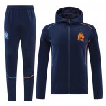 Chandal con Capucha del Olympique Marsella 24-25 Azul