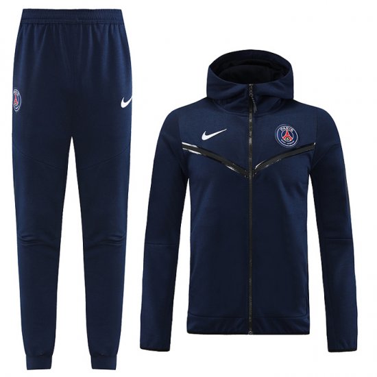 Chandal con Capucha del Paris Saint-Germain 2022-23 Azul - Haga un click en la imagen para cerrar