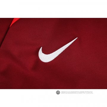 Chandal con Capucha del Portugal 23-24 Rojo