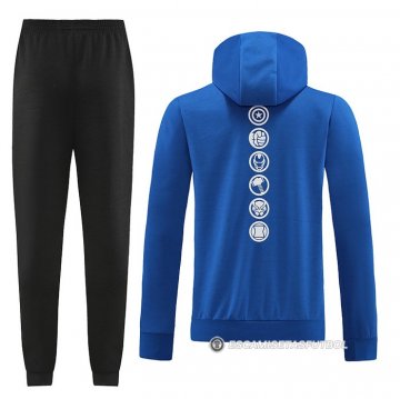 Chandal con Capucha del Real Madrid 22-23 Azul