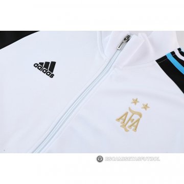 Chandal de Chaqueta del Argentina 22-23 Blanco