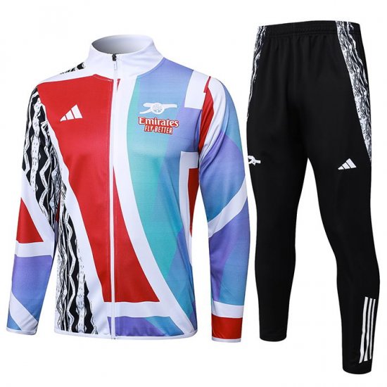 Chandal de Chaqueta del Arsenal Nino 24-25 Rojo y Blanco - Haga un click en la imagen para cerrar