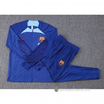 Chandal de Chaqueta del Barcelona 2022-2023 Azul