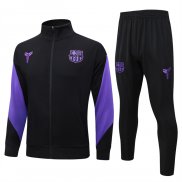 Chandal de Chaqueta del Barcelona Nino 25-26 Negro Purpura