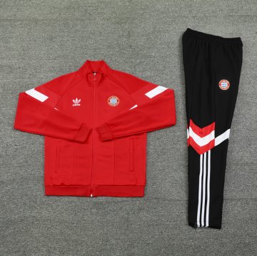 Chandal de Chaqueta del Bayern Munich Nino 24-25 Rojo Blanco