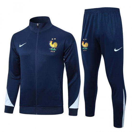 Chandal de Chaqueta del Francia Nino 2024-25 Azul - Haga un click en la imagen para cerrar