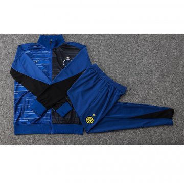 Chandal de Chaqueta del Inter Milan Nino 2024-2025 Azul