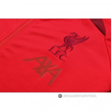 Chandal de Chaqueta del Liverpool 2022-23 Rojo