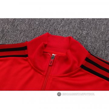 Chandal de Chaqueta del Manchester United Nino 22-23 Rojo