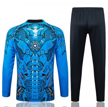 Chandal de Chaqueta del Napoli Nino 25-26 Azul