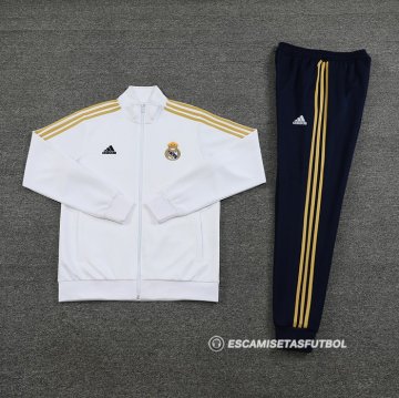 Chandal de Chaqueta del Real Madrid 23-24 Blanco