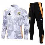 Chandal de Chaqueta del Real Madrid Dragon Nino 2024-25 Blanco