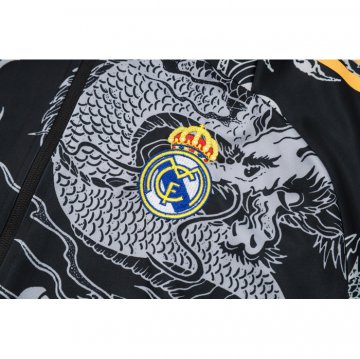 Chandal de Chaqueta del Real Madrid Dragon Nino 2024-25 Negro