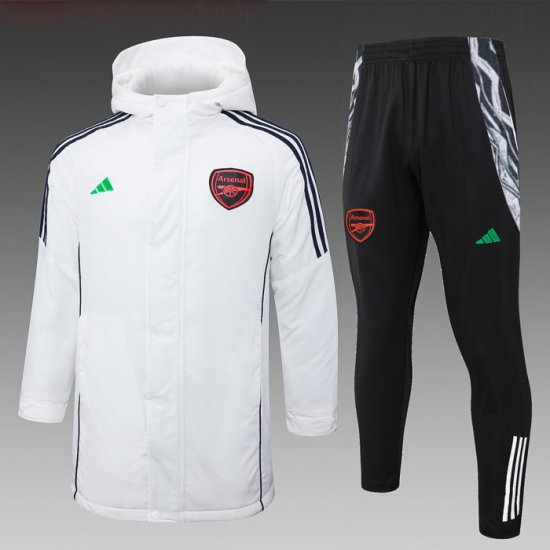 Chandal de Invierno del Arsenal 24-25 Blanco - Haga un click en la imagen para cerrar