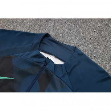 Chandal de Sudadera del Barcelona Nino 2023-2024 Azul