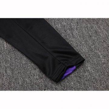 Chandal de Sudadera del Barcelona Nino25-26 Negro Purpura