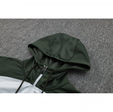 Chandal de Sudadera del Barcelona Nino 23-24 Gris Claro