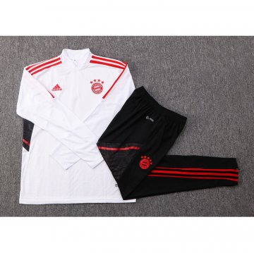 Chandal de Sudadera del Bayern Munich Nino 22-23 Blanco