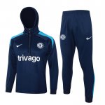 Chandal de Sudadera del Chelsea 2024-25 Azul