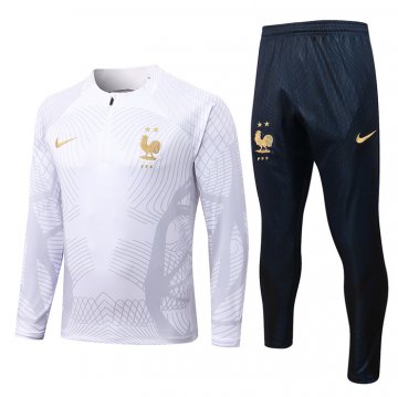 Chandal de Sudadera del Francia 2022-23 Blanco