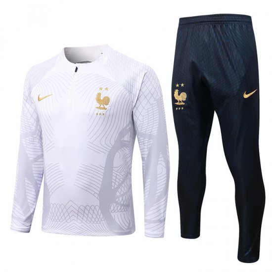 Chandal de Sudadera del Francia 2022-23 Blanco - Haga un click en la imagen para cerrar