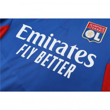Chandal de Sudadera del Lyon 2022-23 Azul