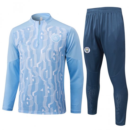 Chandal de Sudadera del Manchester City 24-25 Azul - Haga un click en la imagen para cerrar