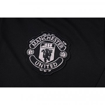 Chandal de Sudadera del Manchester United 22-23 Negro y Rosa