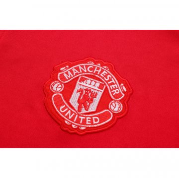 Chandal de Sudadera del Manchester United Nino 22-23 Rojo