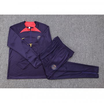 Chandal de Sudadera del Paris Saint-Germain Nino 2023-24 Purpura