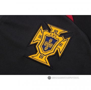 Chandal de Sudadera del Portugal 22-23 Negro
