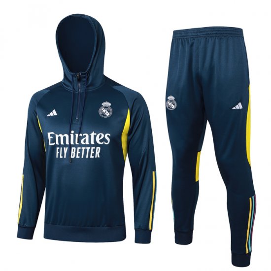 Chandal de Sudadera del Real Madrid 2023-2024 Azul - Haga un click en la imagen para cerrar