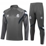 Chandal de Sudadera del Real Madrid 2024-25 Gris