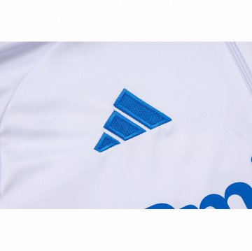 Chandal de Sudadera del Real Madrid 25-26 Blanco Azul