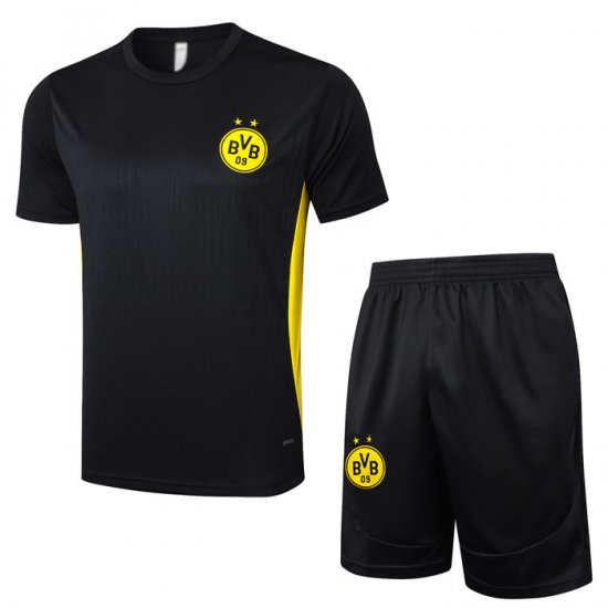 Chandal del Borussia Dortmund Manga Corta 24-25 Negro - Pantalon Corto - Haga un click en la imagen para cerrar