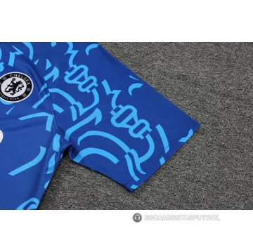 Chandal del Chelsea Manga Corta 2022-2023 Azul - Pantalon Corto