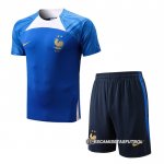 Chandal del Francia Manga Corta 22-23 Azul - Pantalon Corto