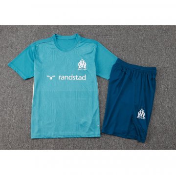Chandal del Olympique Marsella Manga Corta 24-25 Azul - Pantalon Corto