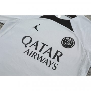 Chandal del Paris Saint-Germain Jordan Manga Corta 22-23 Gris - Pantalon Corto