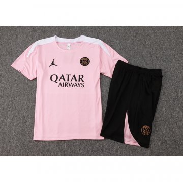 Chandal del Paris Saint-Germain Jordan Manga Corta 24-25 Rosa - Pantalon Corto
