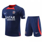 Chandal del Paris Saint-Germain Manga Corta 2022-23 Azul Oscuro - Pantalon Corto