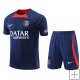 Chandal del Paris Saint-Germain Manga Corta 2022-23 Azul Oscuro - Pantalon Corto