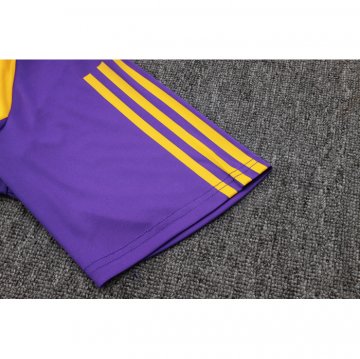 Chandal del Real Madrid Manga Corta 24-25 Amarillo - Pantalon Corto