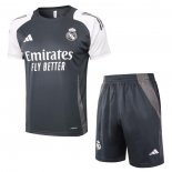 Chandal del Real Madrid Manga Corta 24-25 Gris - Pantalon Corto